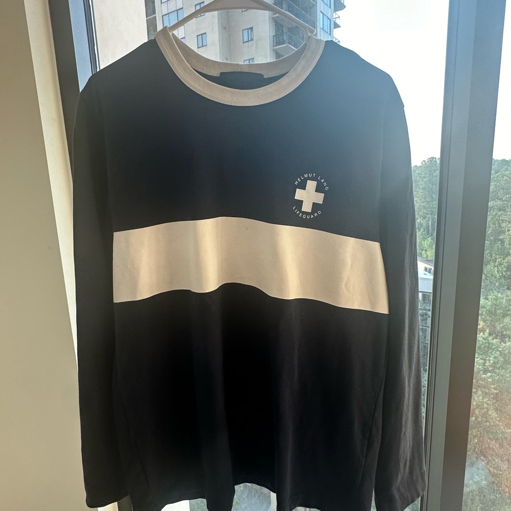 Helmet lang shirt